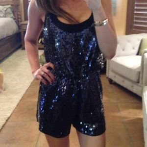 Bebe Sequin Romper